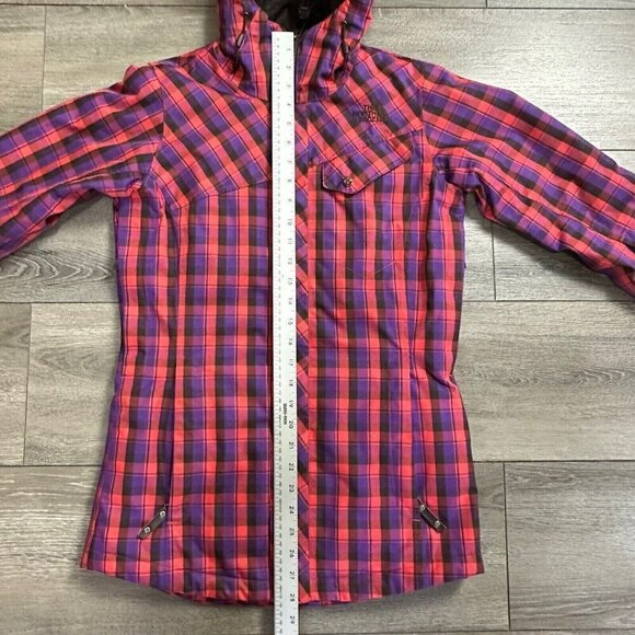 The North Face Jacket Size XS Cryptic Recco HyVent Plaid Ski Board Coat - Picture 10 of 10